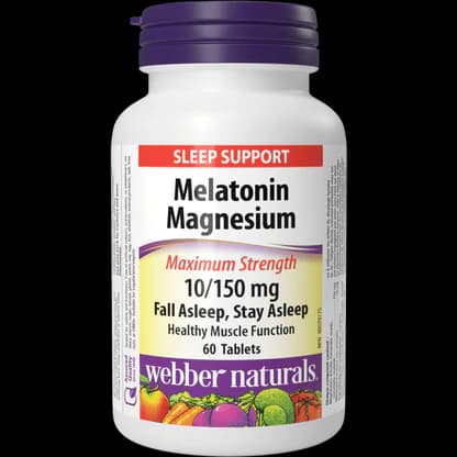 Webber Naturals Melatonin Magnesium 10/150mg