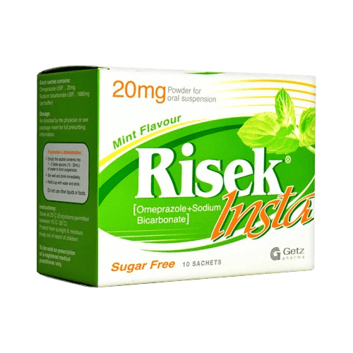 Risek Insta Sachets 20Mg 10S