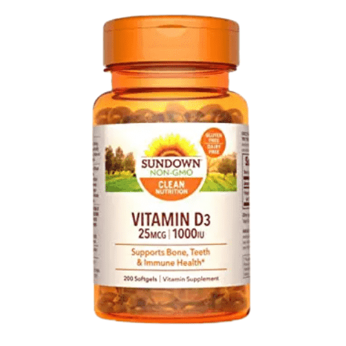 Sundown D3 1000iu Softgels 200's