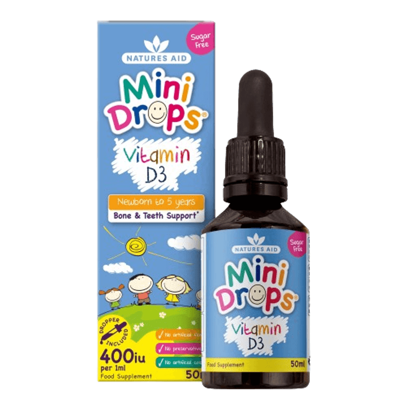 Natures Aid Vitamin D3 Mini Drops 50Ml