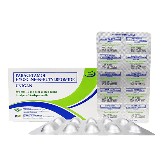 UNIGAN TABLETS 500/10MG TABS