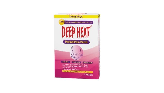 Deep Heat Period Pain Patch 3s