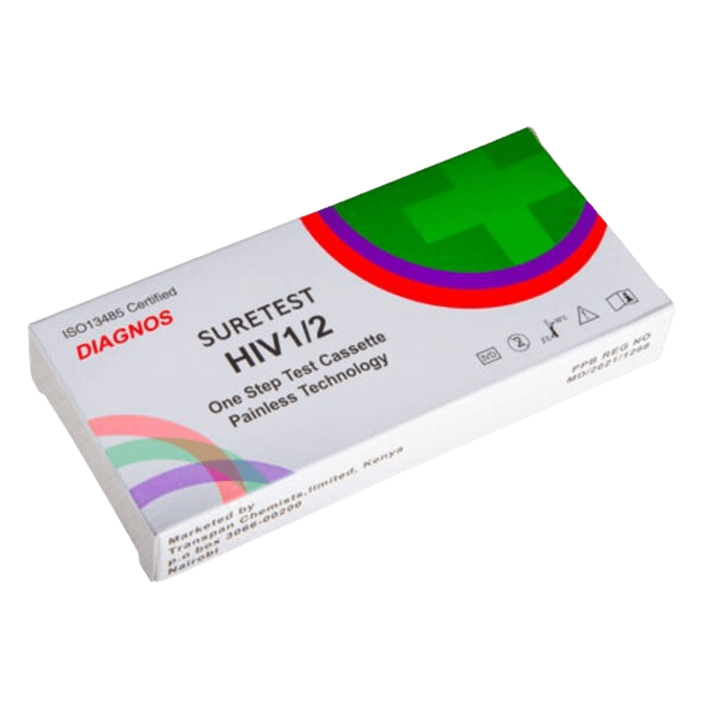 Hiv 1+2 Test Casettes 1'S (Green )
