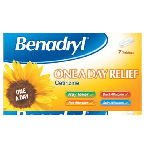 Benadryl One a Day Relief 7 Tablets