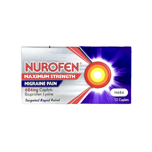 Nurofen Migraine Max 684mg Caps 12's.