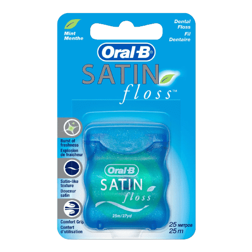 Oral B Satin Floss Mint 25MTRS