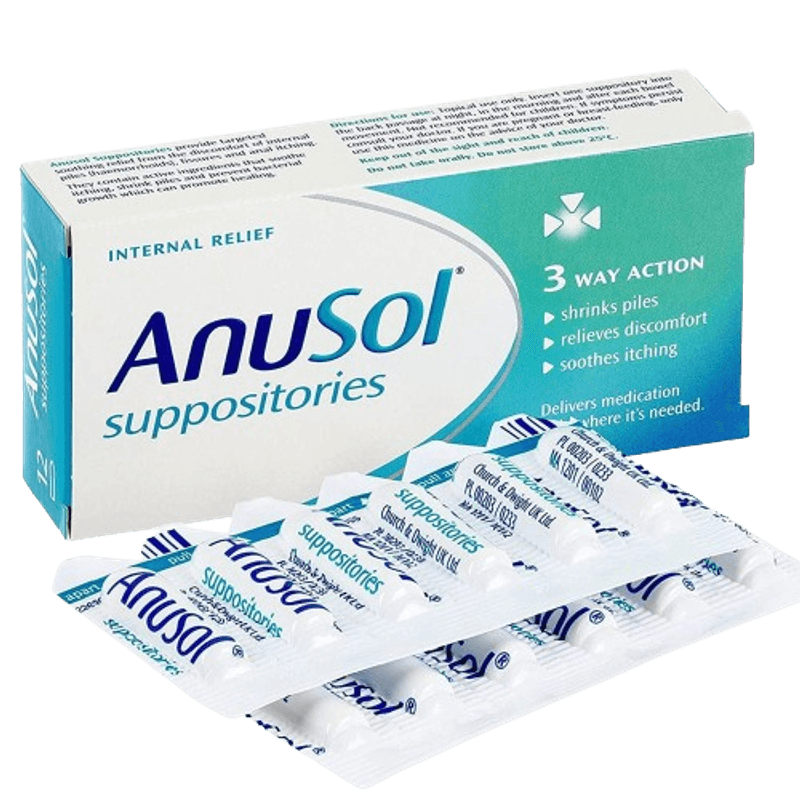 Anusol Suppositories 12`S