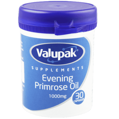 Valupak Evening Primrose Oil 1000mg 30's