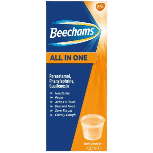 Beechams All In One Liquid 160ml