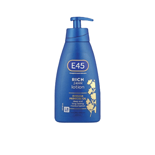 E45 body lotion rich 400ml with Evening Primrose