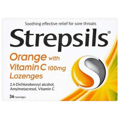 Strepsil Orange Vitamin C 36's