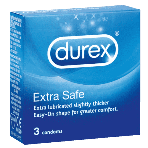 Durex Condoms Extra Safe 3's