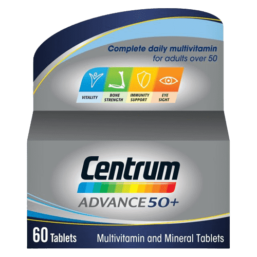 Centrum Advance 50+ Tablets 60’s