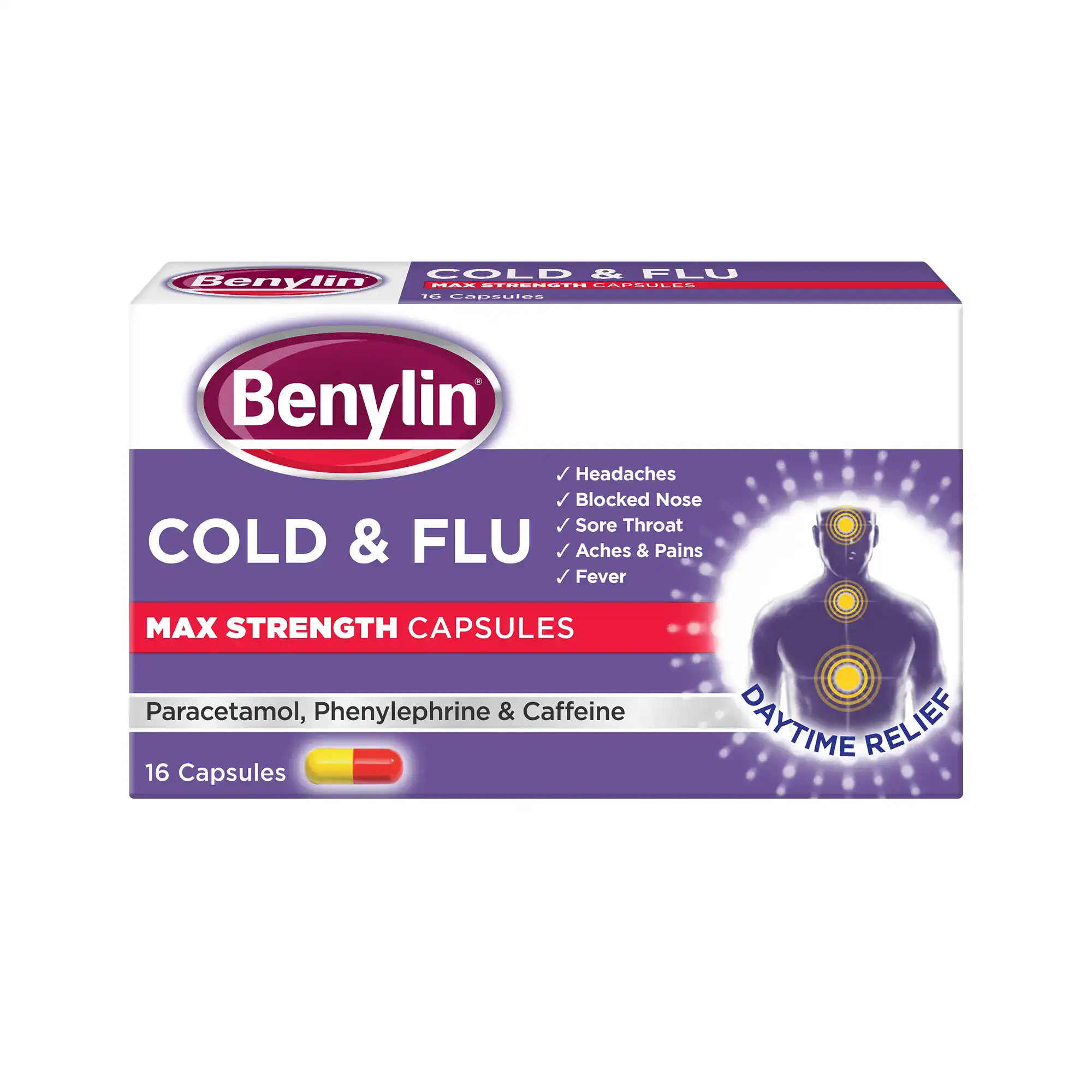 Benylin Cold & Flu Max Strength Caps