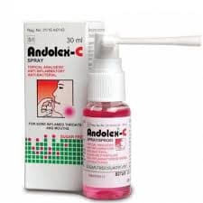 ANDOLEX C SPRAY 30ML