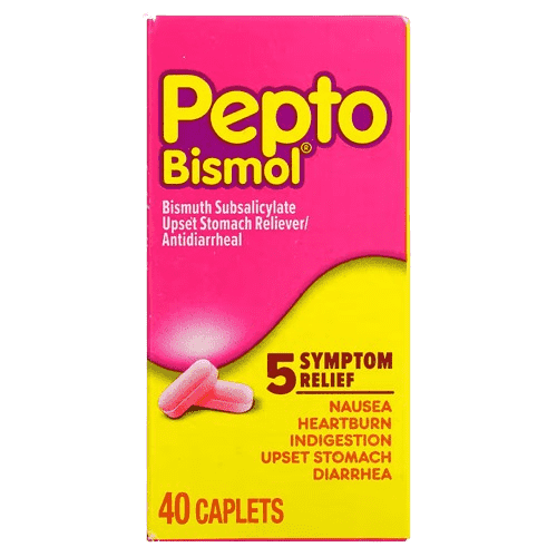 Pepto Bismol Caplets Orignal 40's