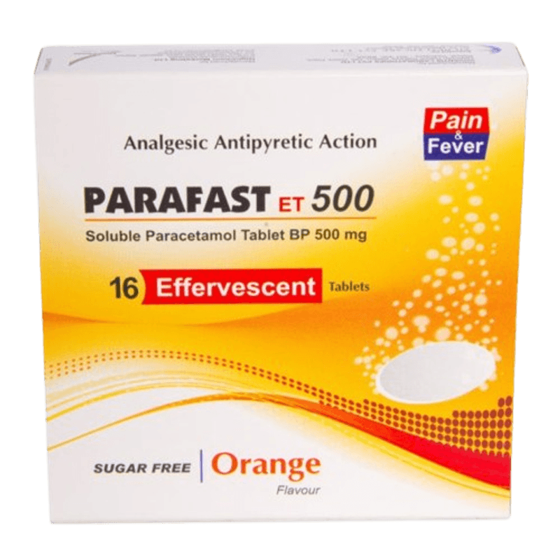 Parafast Tabs 500Mg 16`S