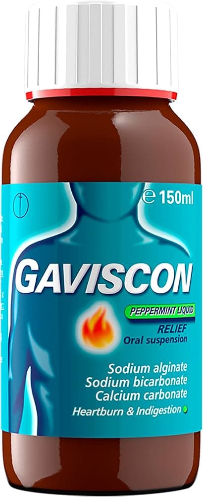 Gaviscon Peppermint Liquid Relief 150ml