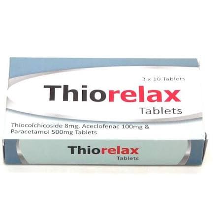 Thiorelax Tabs 30`S