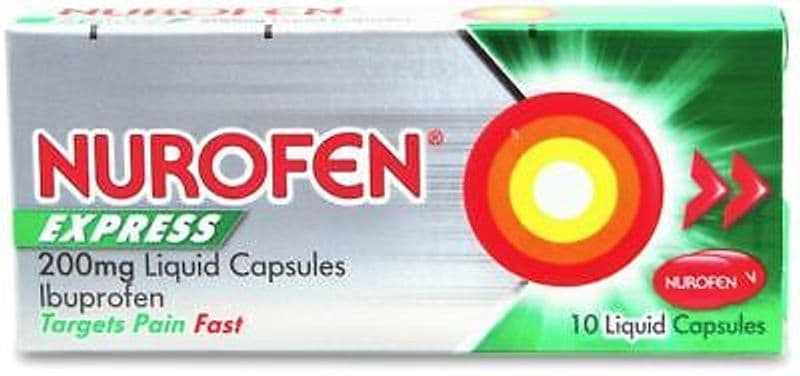 Nurofen Caps 200Mg 10`S Uk