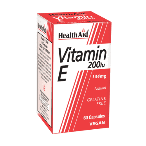 Health Vitamin E 200iu Natural 60's