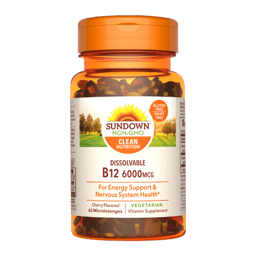 Sundown B12 6000 Mcg Sublingual Tabs 60s