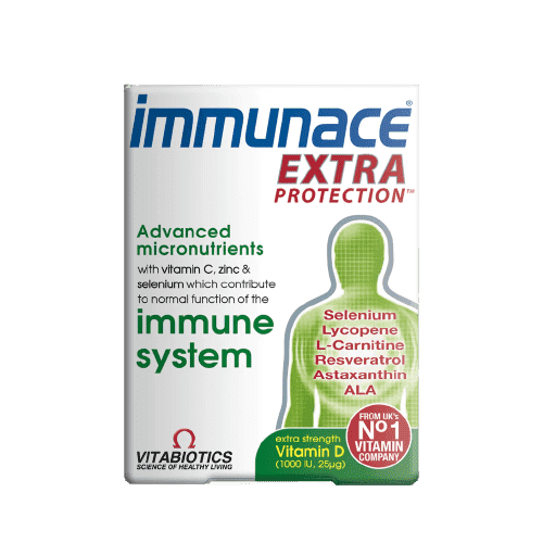 Vitabiotics Immunace Extra Protection Tablets 30's