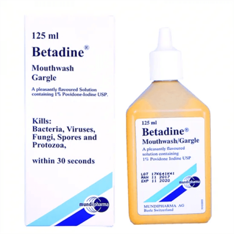 Betadine Mouthwash/Gargle 125Ml