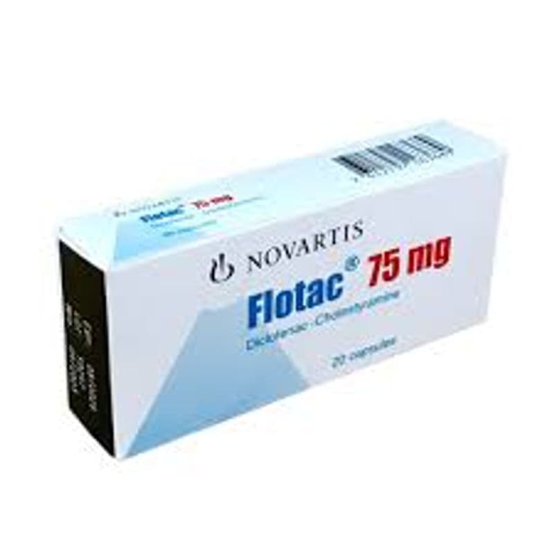 FLOTAC CAPS 75MG 20`S