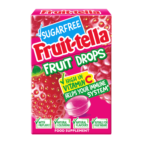 Fruittella Sugar-Free Drops Beries 45g