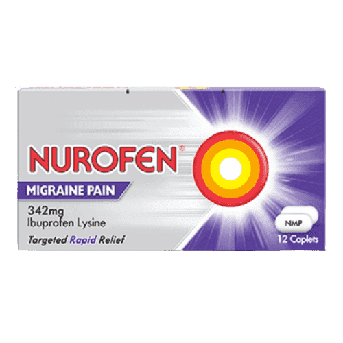 Nurofen Migraine Pain 342mg 12's