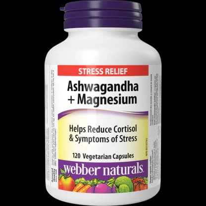 Webber Naturals Ashwagandha+Magnesium 120s