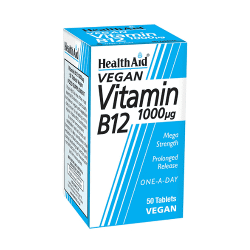 Health Aid Vitamin B12 1000µg Tablets PR 50's