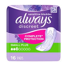 ALWAYS DISCREED PADS SMALL PLUS 16S