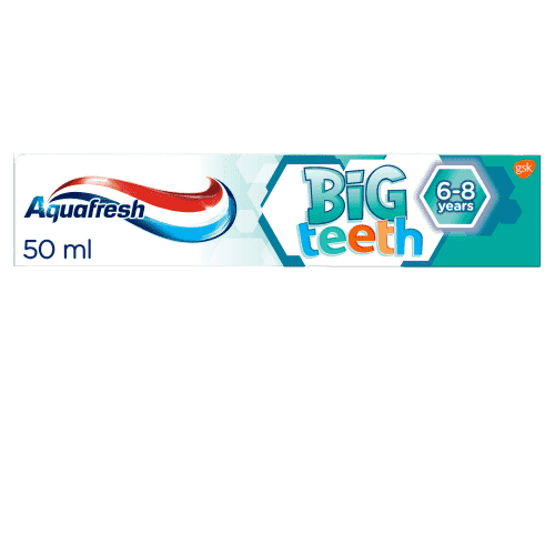 Aquafresh Tooth Paste Milkteeth Big Teeth 50ml (6yrs-8yrs)
