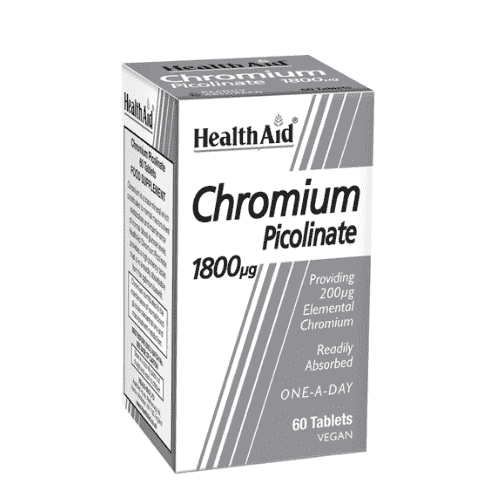 Health Aid Chromium Picolinate 1800ug 60's