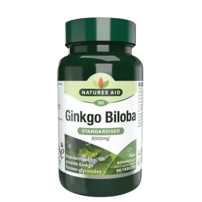 Natures Aid Ginkgo Words 120Mg Vegan) 90'S