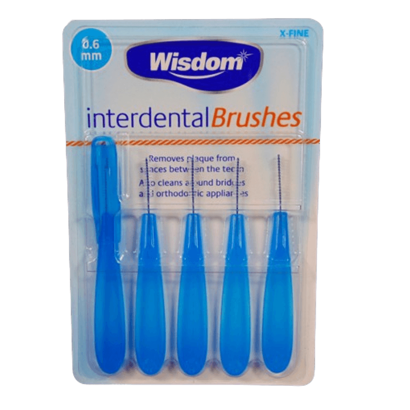 Wisdom Interdental Brushes 0.6Mm Blue