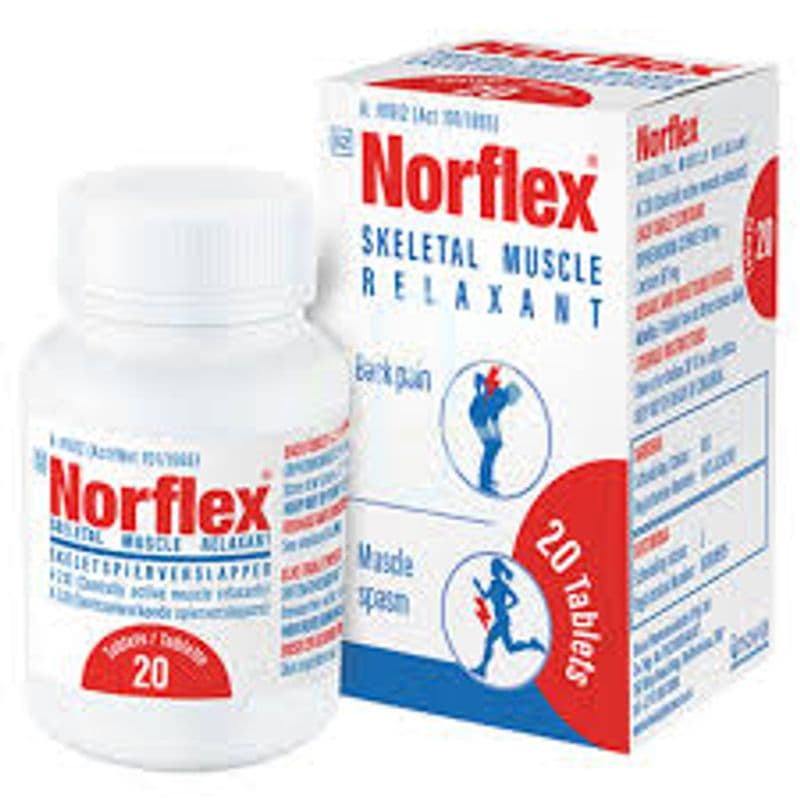 NORFLEX TABS 100MG 20`S