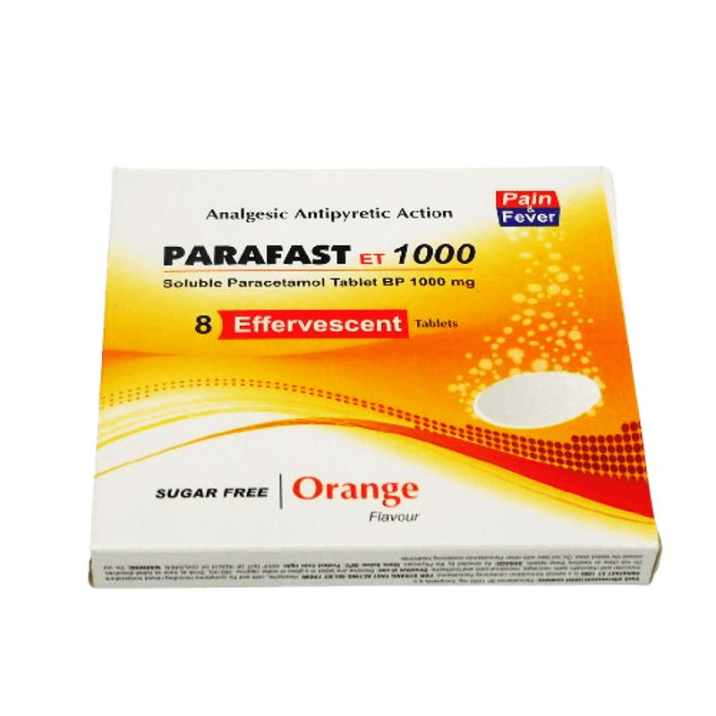 Parafast Tabs 1000Mg 8`S