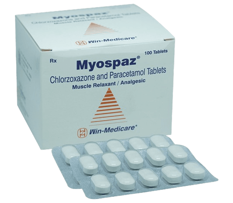 Myospaz Tabs 250Mg 100S