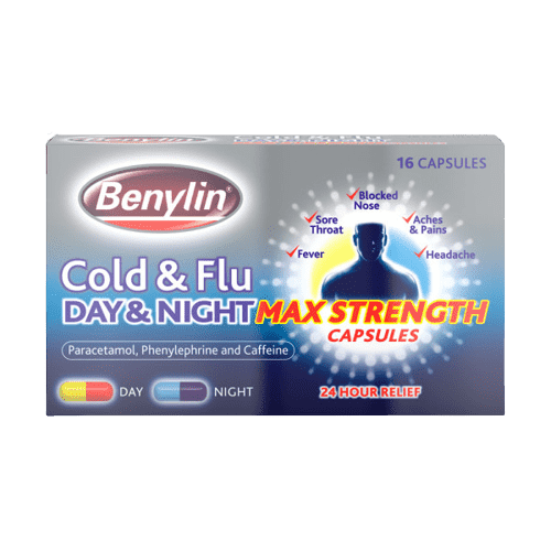 Benylin Day and Night Max Strength Caps 16's