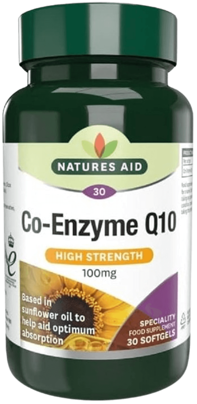 Natures Aid Co Q 10 100Mg 30'S