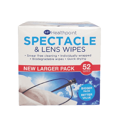 Healthpoint Spectacle Wipes 52's