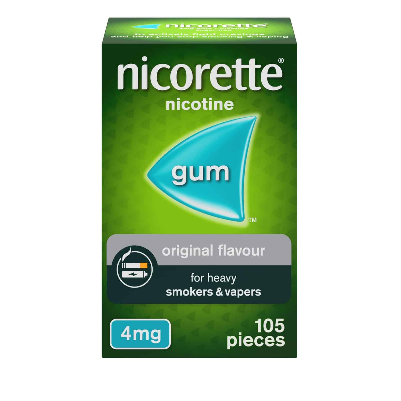 Nicorette Gum Original 4mg