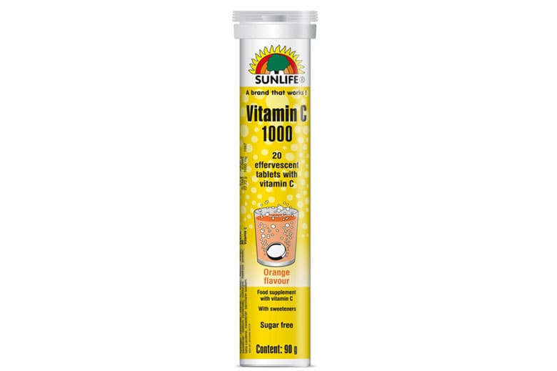 Sunlife Vitamin C 1000mg Effervescent Tablets